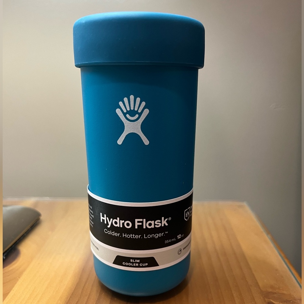 Hydroflask Slim Can Cooler Blue